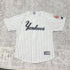 Vintage Starter New York Yankees Jersey Pinstripe Baseball Jersey Shirt